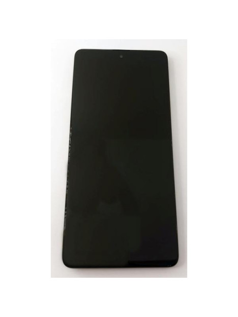 Pantalla lcd para Samsung Galaxy M62 M625F mas tactil negro con marco negro OLED