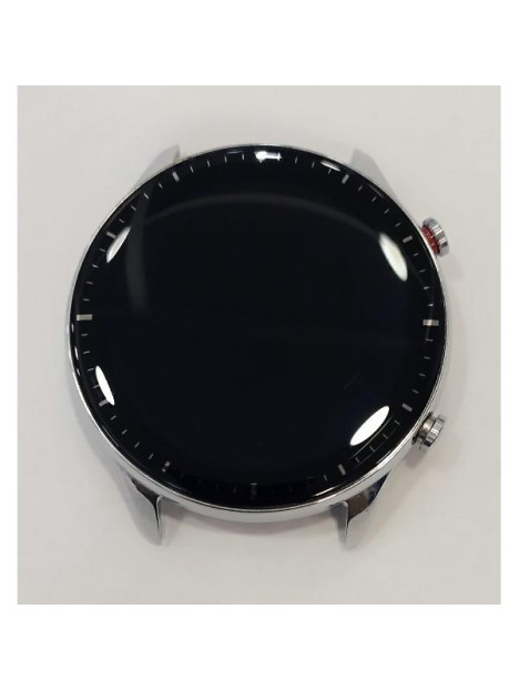 Pantalla lcd para Huami AMAZFIT GTR 2 mas tactil negro con marco plata calidad premium