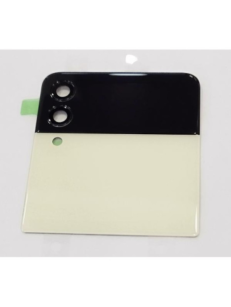 Lcd trasero dorado para Samsung Galaxy Z Flip 3 5G F711 calidad premium