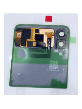 Lcd trasero dorado para Samsung Galaxy Z Flip 3 5G F711 calidad premium