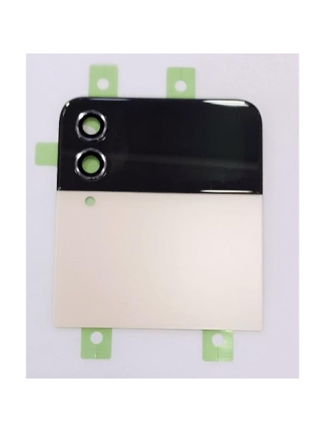 Lcd trasero dorado para Samsung Galaxy Z Flip 4 F721 calidad premium