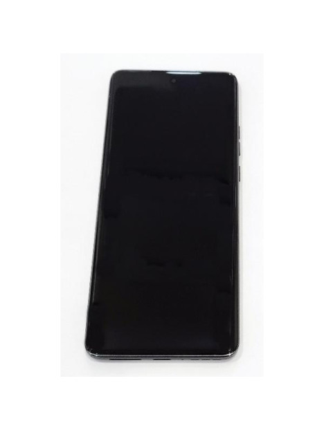 Pantalla lcd para Motorola Edge 40 Neo mas tactil negro con carcasa frontal negra 5D68C23363 Service Pack
