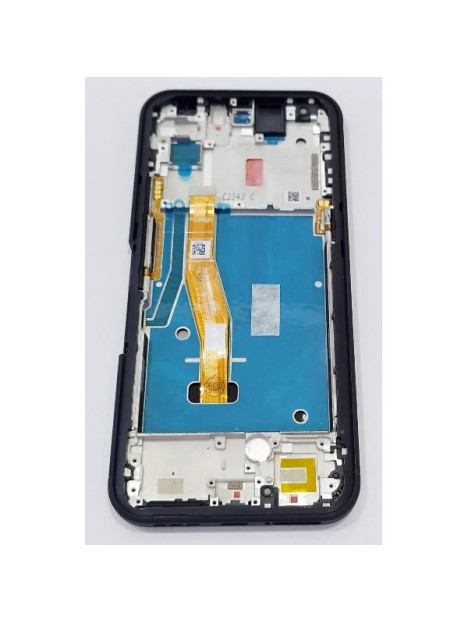 Pantalla lcd para Nokia XR21 mas tactil negro con marco negro calidad premium