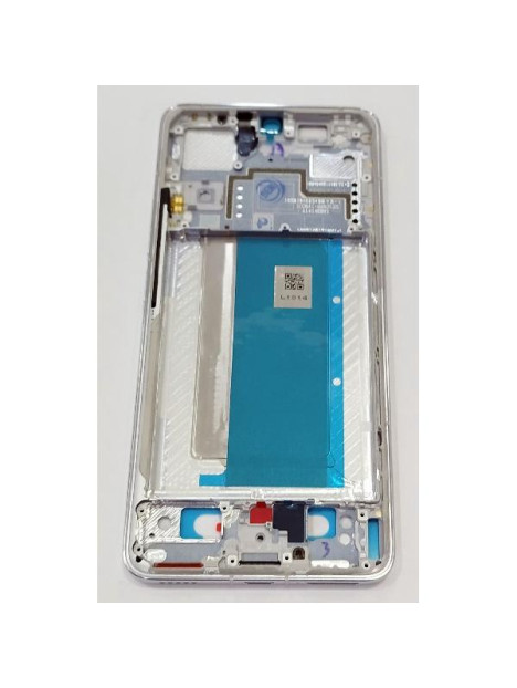 Carcasa o marco frontal plata para Xiaomi Poco F6 5G