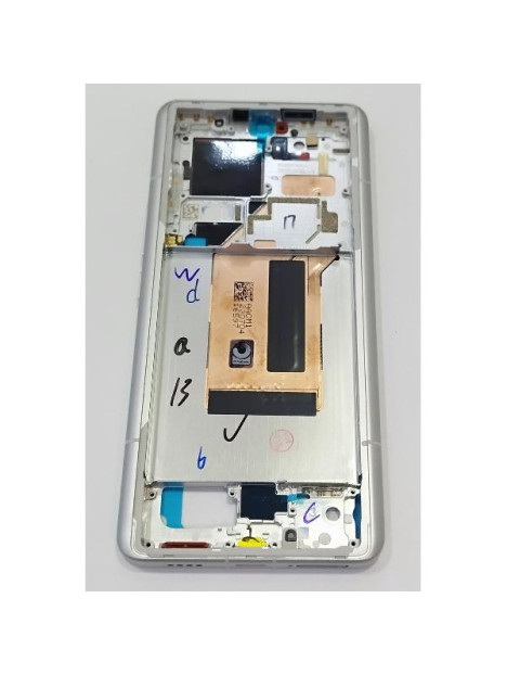 Carcasa o marco central blanco para Xiaomi 13 Ultra