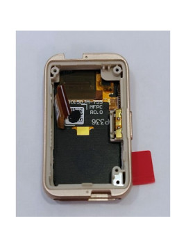 Pantalla lcd para Huawei Band 7 mas tactil negro con marco rosa calidad premium