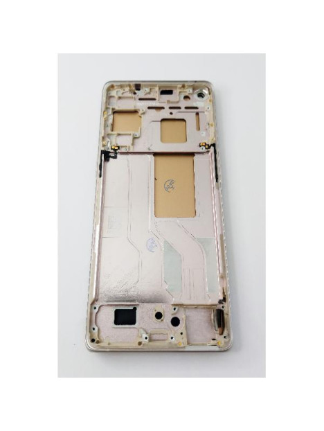 Pantalla lcd para Oppo Find X3 Neo CPH2207 mas tactil negro con marco dorado compatible