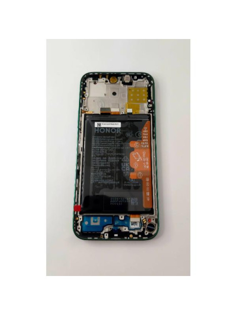 Pantalla lcd para Honor X8B mas tactil negro con marco frontal verde glamoroso 0235AHGF Service Pack