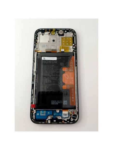 Pantalla lcd para Honor X8B mas tactil negro con marco frontal negro 0235AHGD Service Pack