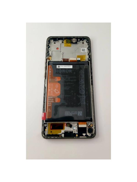Pantalla lcd para Huawei Honor Magic 6 Lite mas tactil negro mas marco frontal naranja 0235AHHS Service Pack