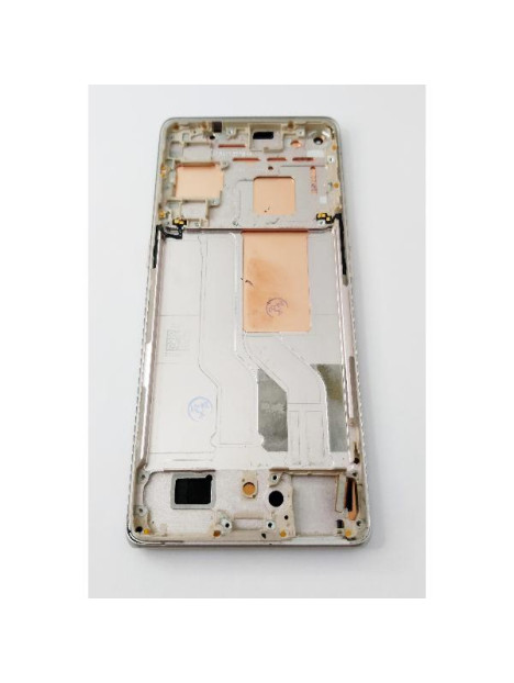 Pantalla Oled para Oppo Find X3 Neo CPH2207 mas tactil negro mas marco dorado compatible