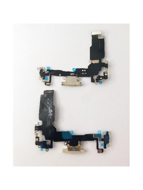 Flex puerto de carga amarillo para Iphone 15 compatible