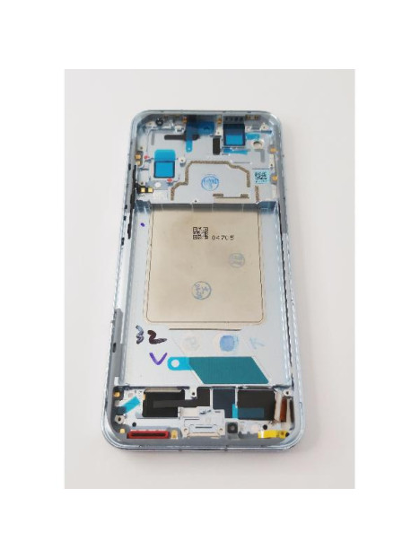 Pantalla lcd para Xiaomi 13 mas tactil negro mas marco azul compatible