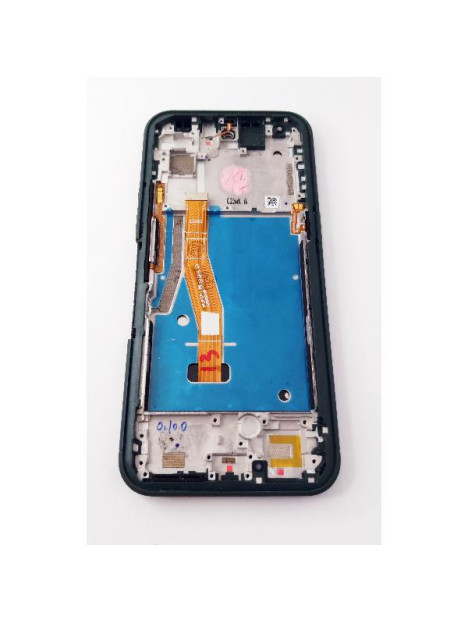 Pantalla lcd para Nokia XR21 mas tactil negro mas marco verde calidad premium
