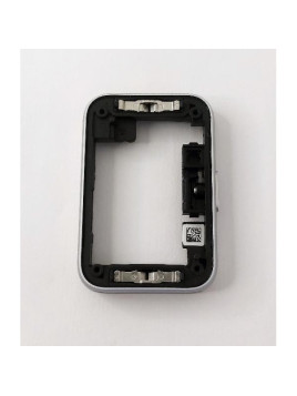 Carcasa o marco central plateado para Samsung Galaxy Fit 3 R390 40mm