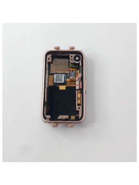 Pantalla lcd para Huawei Band 6 mas tactil negro con marco rosa calidad premium