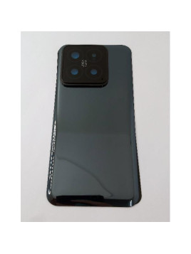 Tapa trasera o tapa bateria negra para Xiaomi 14 con cristal de camara