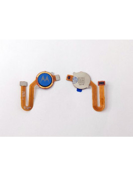 Flex sensor huella azul para Motorola Moto E30 XT2158 calidad premium