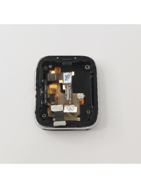 Pantalla lcd para Oppo Watch 1 46mm mas tactil negro mas marco plata calidad premium