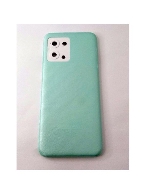 Tapa trasera o tapa bateria verde para Doogee N50 Pro