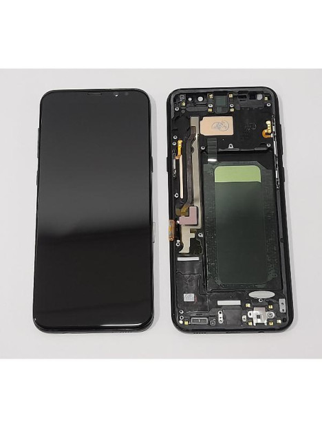 Pantalla lcd calidad TFT para Samsung Galaxy S8 Plus G955F mas tactil negro mas marco negro compatible