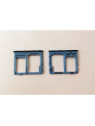Soporte o bandeja dual sim azul para Samsung Galaxy M32 5G M326 calidad premium