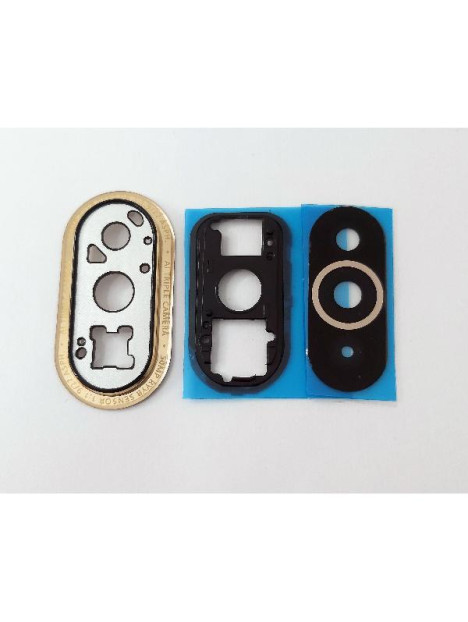 Cubierta camara dorado para Huawei Nova 10 mas cristal camara calidad premium