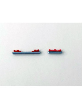 Set 2 botones violetas para Xiaomi Redmi Note 13 Pro 5G calidad premium