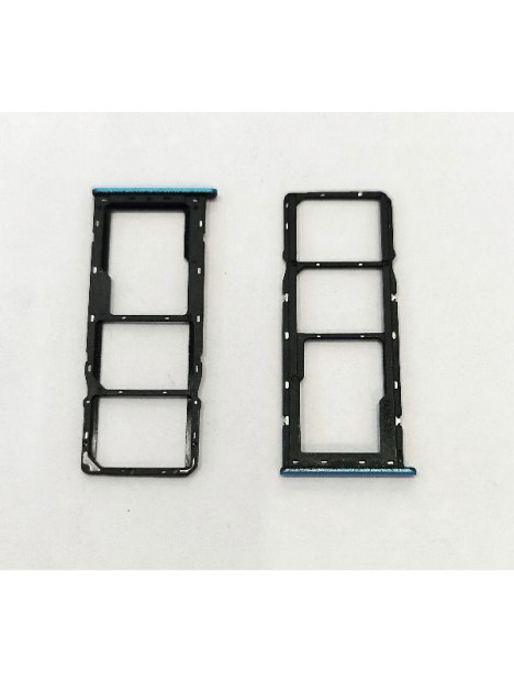Soporte o bandeja sim azul Dual sim para Oppo A12 calidad premium