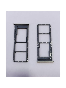 Soporte o bandeja sim dorada Dual sim para Vivo Y16 V2204 V2214 calidad premium