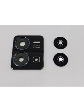 Cristal de camara para Vivo Y35 2022 con marco negro calidad premium