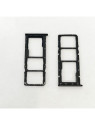 Soporte o bandeja sim negra Dual sim para Oppo A12 calidad premium