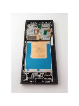 Pantalla lcd para Samsung Galaxy S24 Ultra mas tactil negro con marco negro calidad Oled