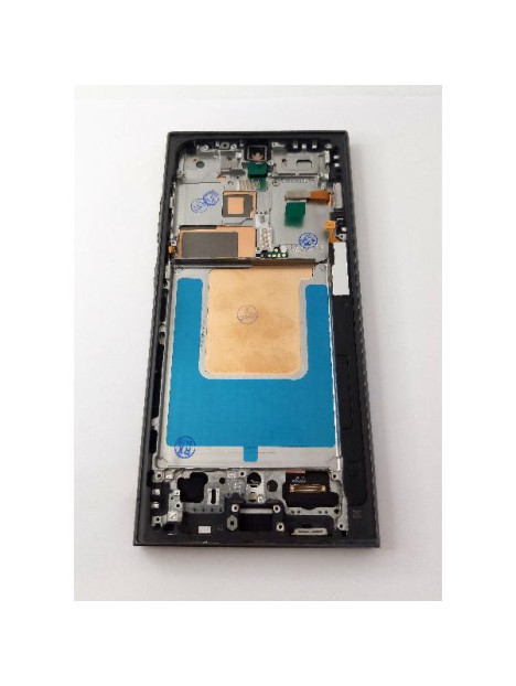 Pantalla lcd para Samsung Galaxy S24 Ultra mas tactil negro con marco negro calidad Oled