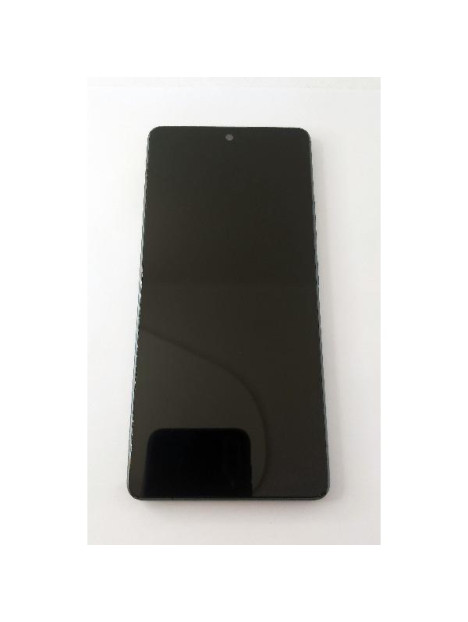 Pantalla lcd para Xiaomi Redmi Note 13 Pro 4G Xiaomi Poco M6 Pro 4G mas tactil negro con marco verde compatible TFT