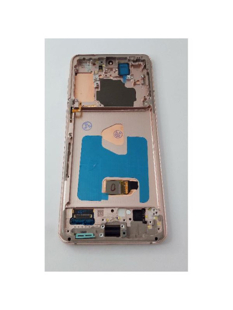 Pantalla lcd para Samsung Galaxy S21 Plus 5G G996 mas tactil negro con marco morado calidad premium