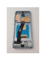 Pantalla lcd para Samsung Galaxy S20 G980F mas tactil negro con marco azul calidad Oled