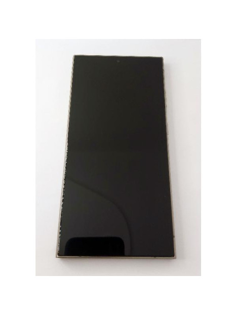 Pantalla lcd para Samsung Galaxy S24 Ultra S928 mas tactil negro con marco gris calidad Oled