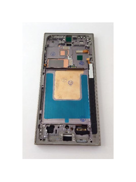 Pantalla lcd para Samsung Galaxy S24 Ultra S928 mas tactil negro con marco gris calidad Oled