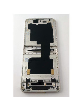 Carcasa o marco central dorado para lcd superior para ZTE Nubia Flip 5G