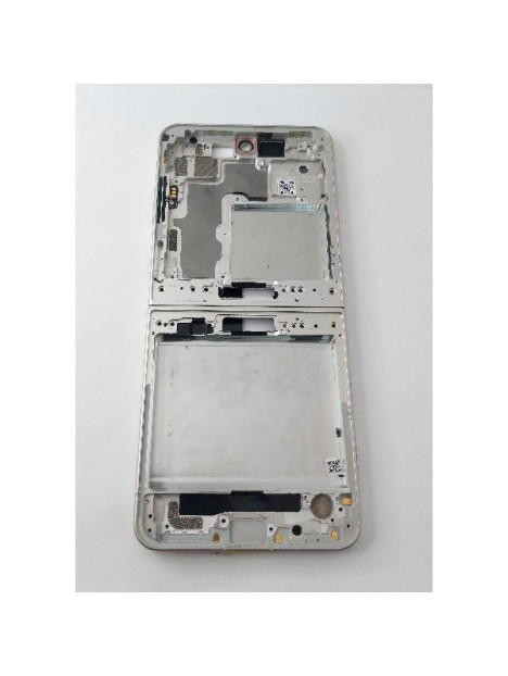 Carcasa o marco central dorado para lcd superior para ZTE Nubia Flip 5G