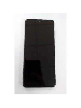 Pantalla lcd para Xiaomi 13 Ultra mas tactil negro con marco blanco compatible TFT