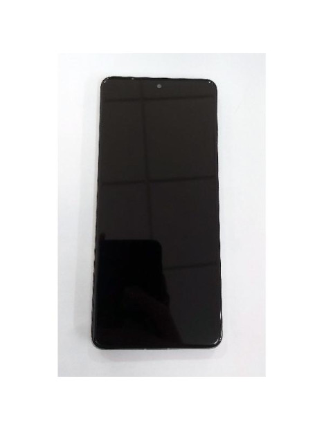 Pantalla lcd para Xiaomi 13 Ultra mas tactil negro con marco blanco compatible TFT