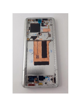 Pantalla lcd para Xiaomi 13 Ultra mas tactil negro con marco blanco compatible TFT