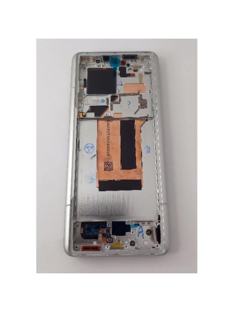 Pantalla lcd para Xiaomi 13 Ultra mas tactil negro con marco blanco compatible TFT