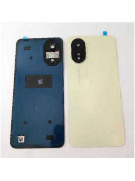 Tapa trasera o tapa bateria dorada para Oppo A38 4G CPH2579 con cristal de camara