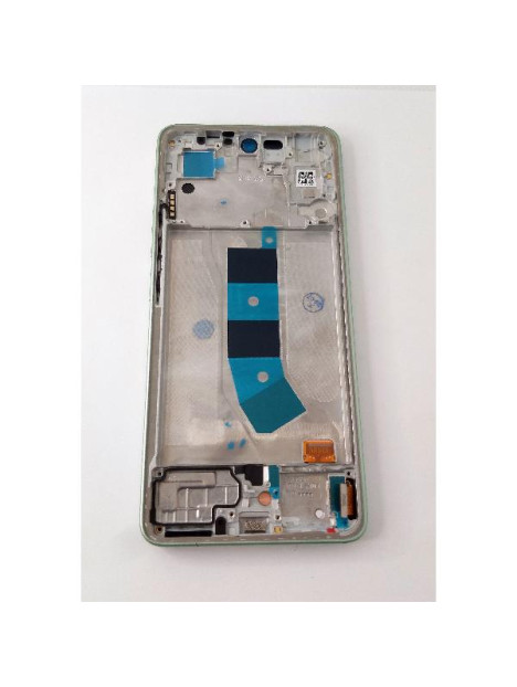 Pantalla lcd para Xiaomi Redmi Note 13 4G mas tactil negro con marco verde calidad premium