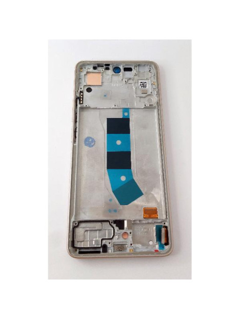 Pantalla lcd para Xiaomi Redmi Note 13 4G mas tactil negro con marco dorado calidad premium