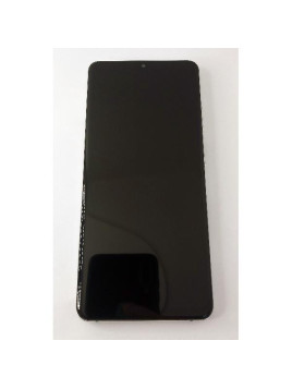 Pantalla lcd para Samsung Galaxy S21 Ultra 5G mas tactil negro con marco plata calidad TFT