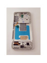 Pantalla lcd para Samsung Galaxy S22 S901 mas tactil negro con marco plata calidad TFT